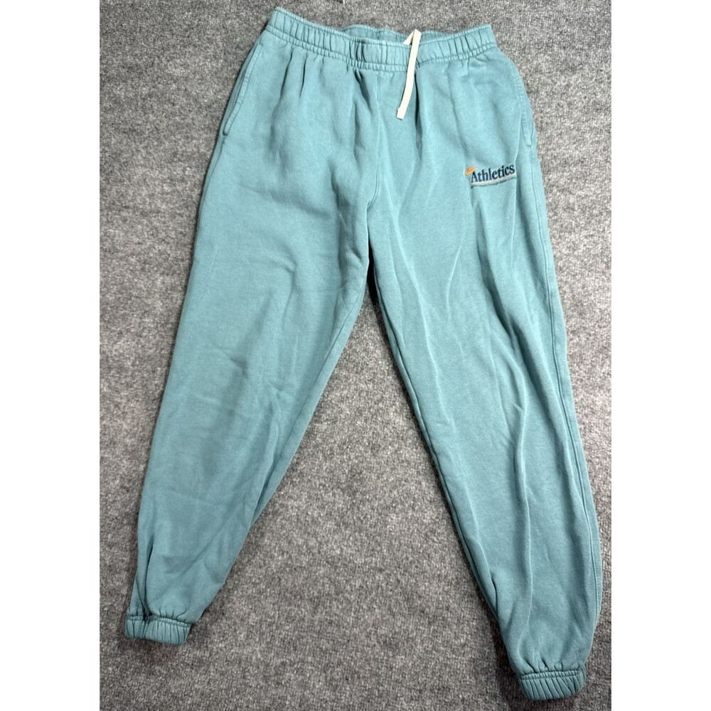 Nike Jogger Pants Womens Medium Blue Green Athletic Dri-Fit Sweatpants - Picture 2 of 8